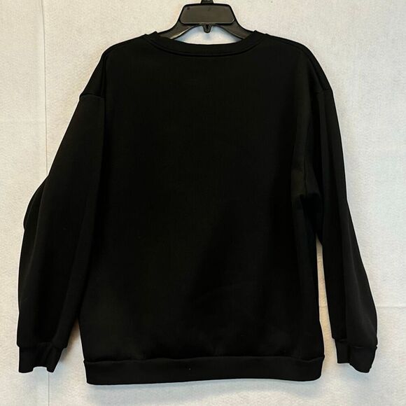 HALLOWEENTOWN Unisex Sweatshirt XL Black Est.1998 Retro Pumpkin Halloween Movie - Picture 10 of 10